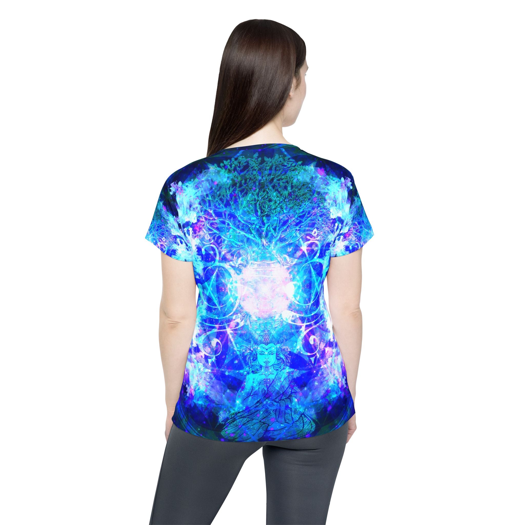 Amen Jin's Memories of Yesterday Buddha Meditations Women's Sports Jersey