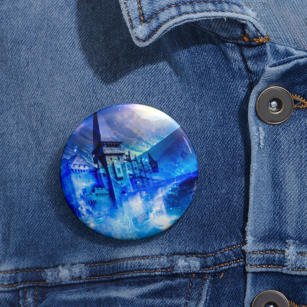 Castle of Glass Dreams Pin Button