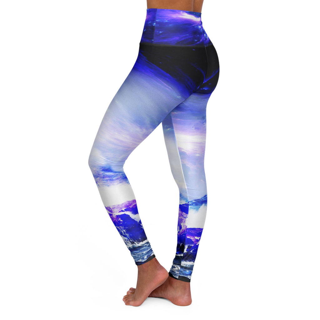 Amethyst Sapphire Serenity Bay Dreams High Waisted Yoga Leggings