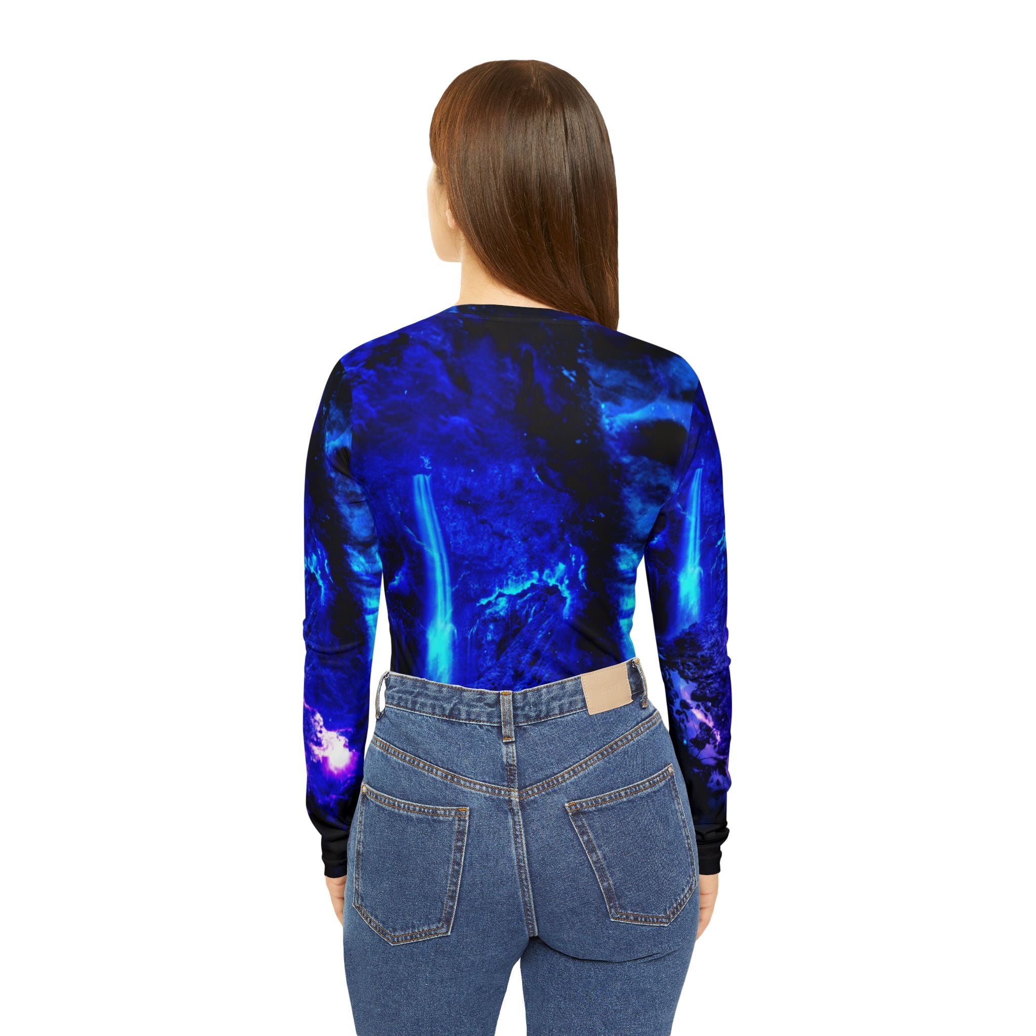 Ad Amorem Amisi Abalone Lake Dreams Long Sleeve V-neck Shirt