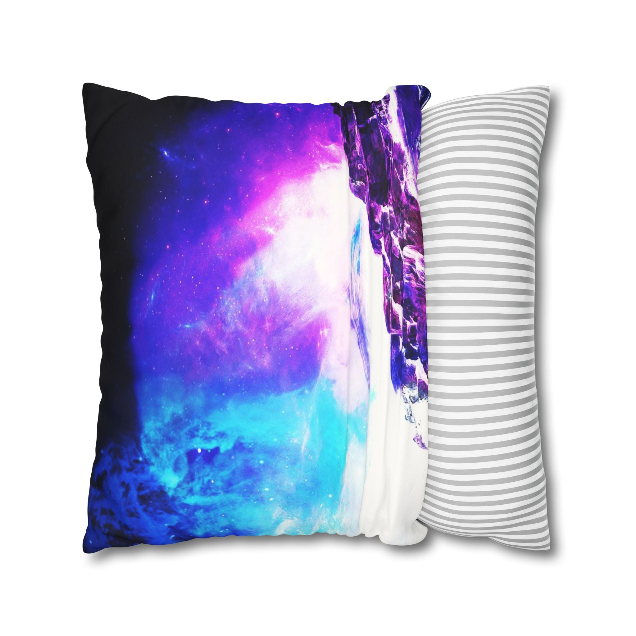 Creation's Heaven Serenity Bay Dreams Faux Suede Square Pillow Case