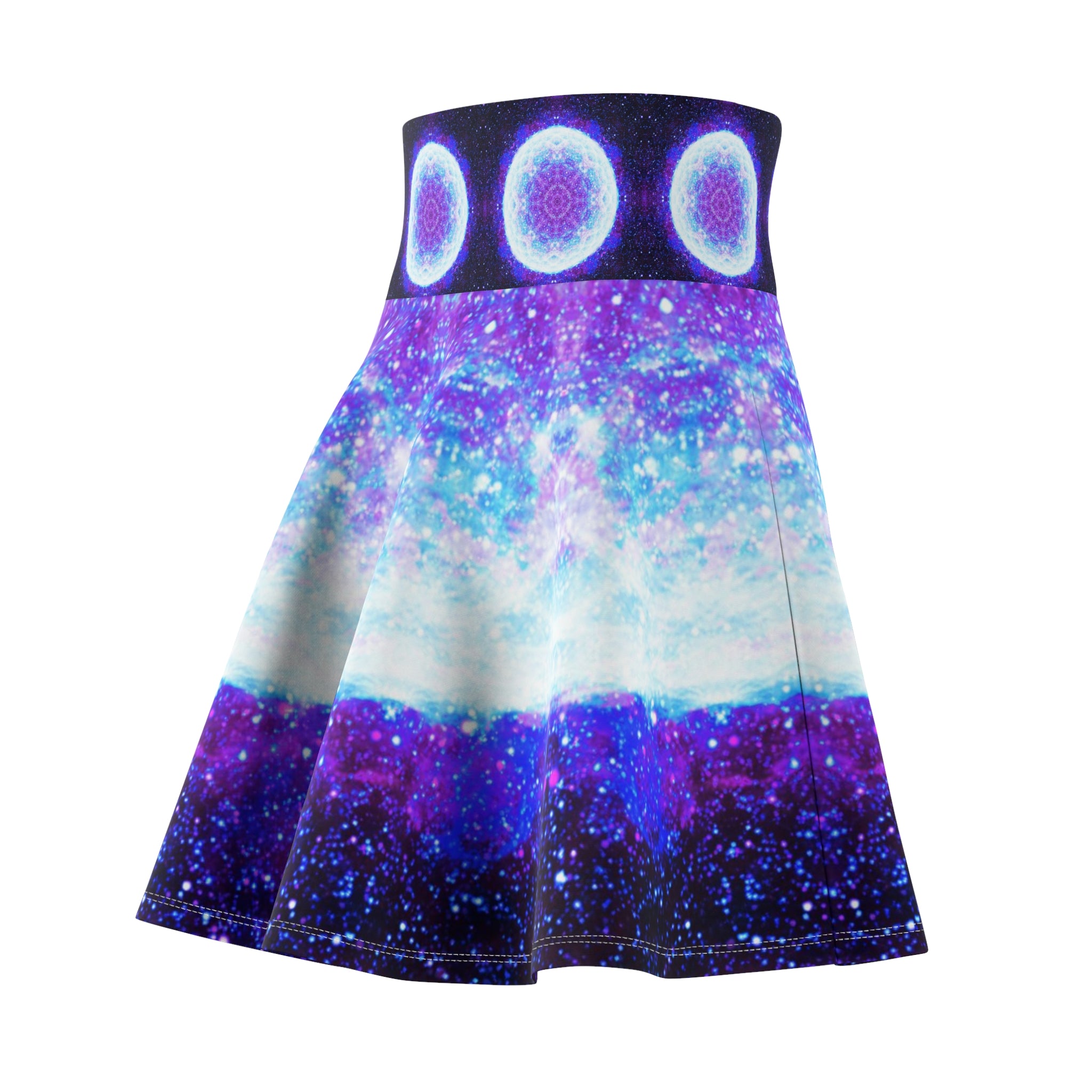 Amen Jin's as the Dark Against My Halo Desires Women's Skater Skirt