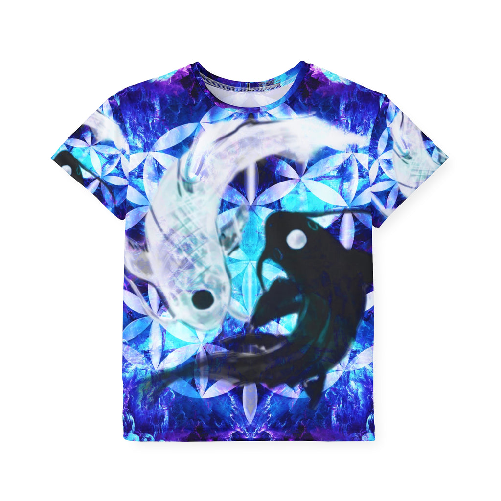 Amen Jin's Dragon's Gate Koi Meditations Kids Sports Jersey