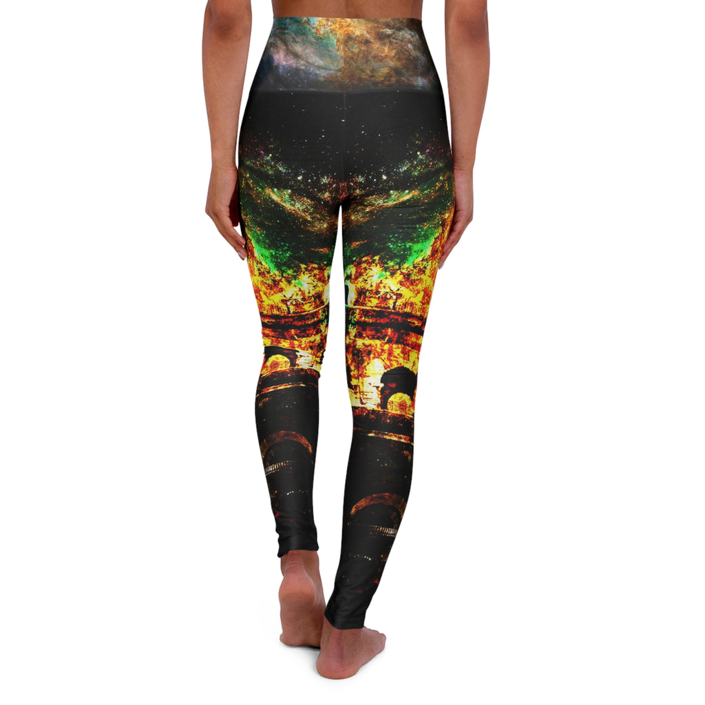 Breathe Again Dreams of Roman Patterns Past High Waisted Yoga Leggings
