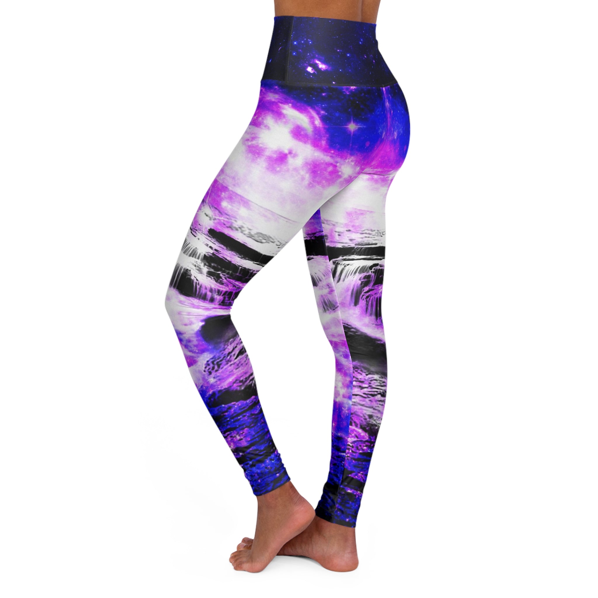 Amethyst Rose Majical Sea Dreams High Waisted Yoga Leggings
