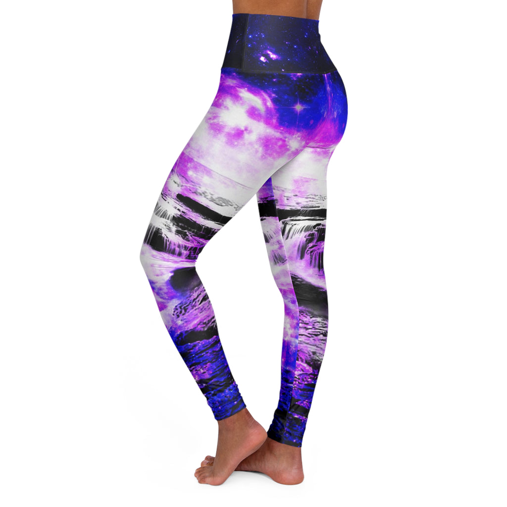 Amethyst Rose Majical Sea Dreams High Waisted Yoga Leggings