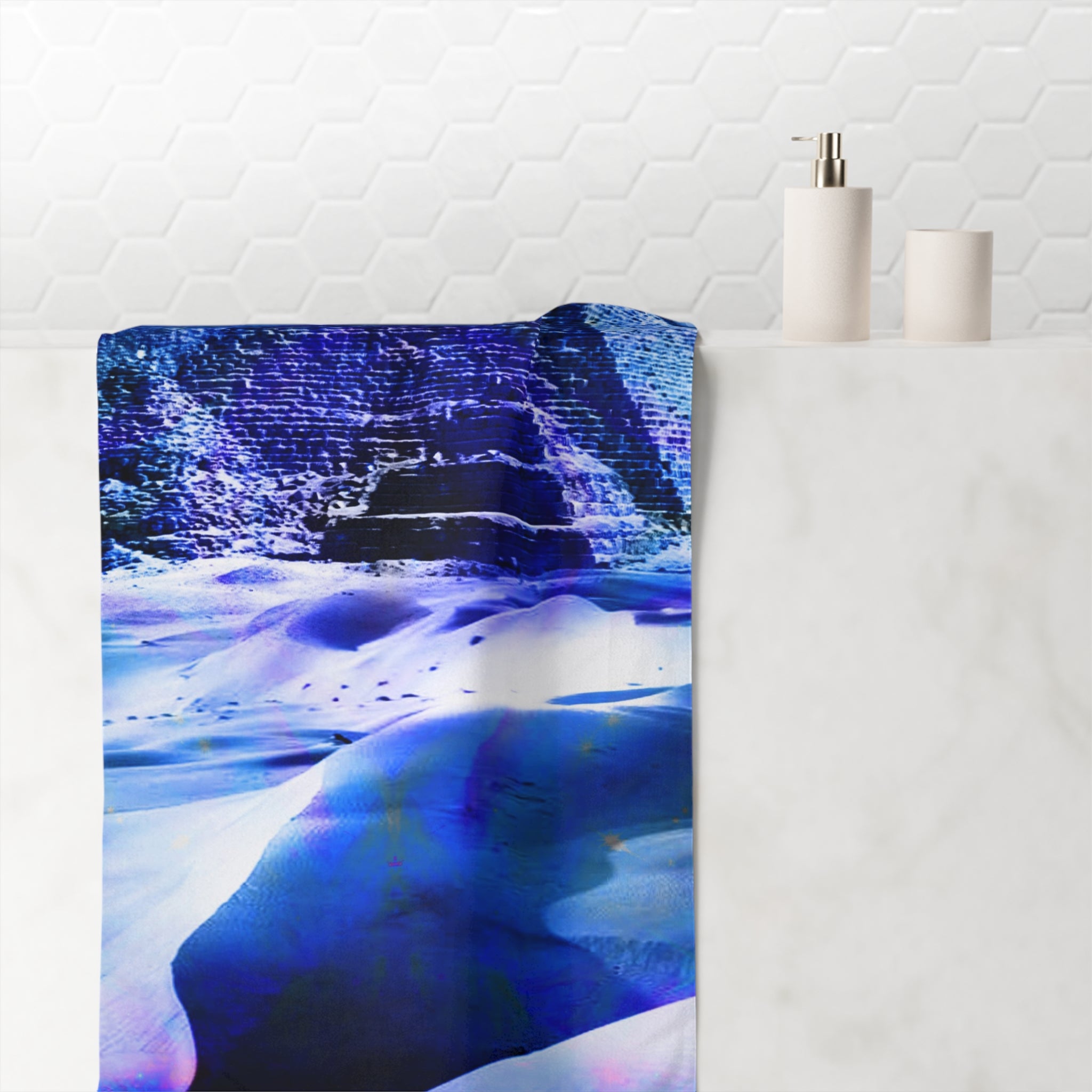 Amen Jin's Duat Meditations Mink-Cotton Towel