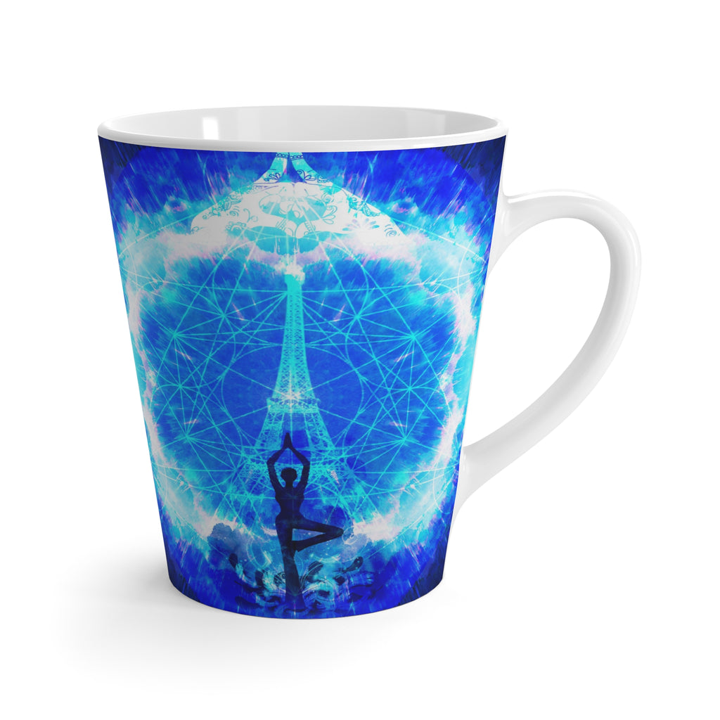 Amen Jin's Blue Sun Parisian Meditations Latte Mug
