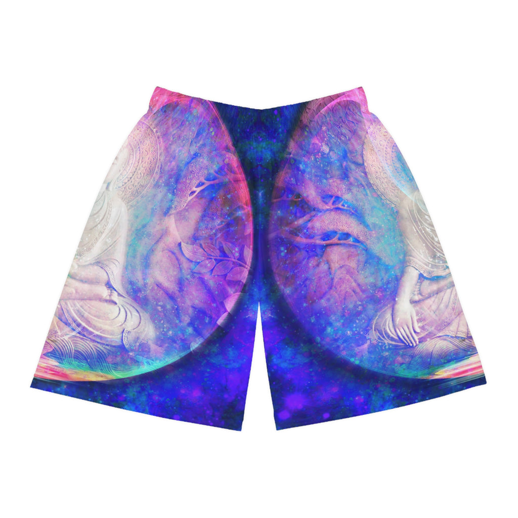Amen Jin's Memories of Yesterday Stillness Meditations Basketball Shorts