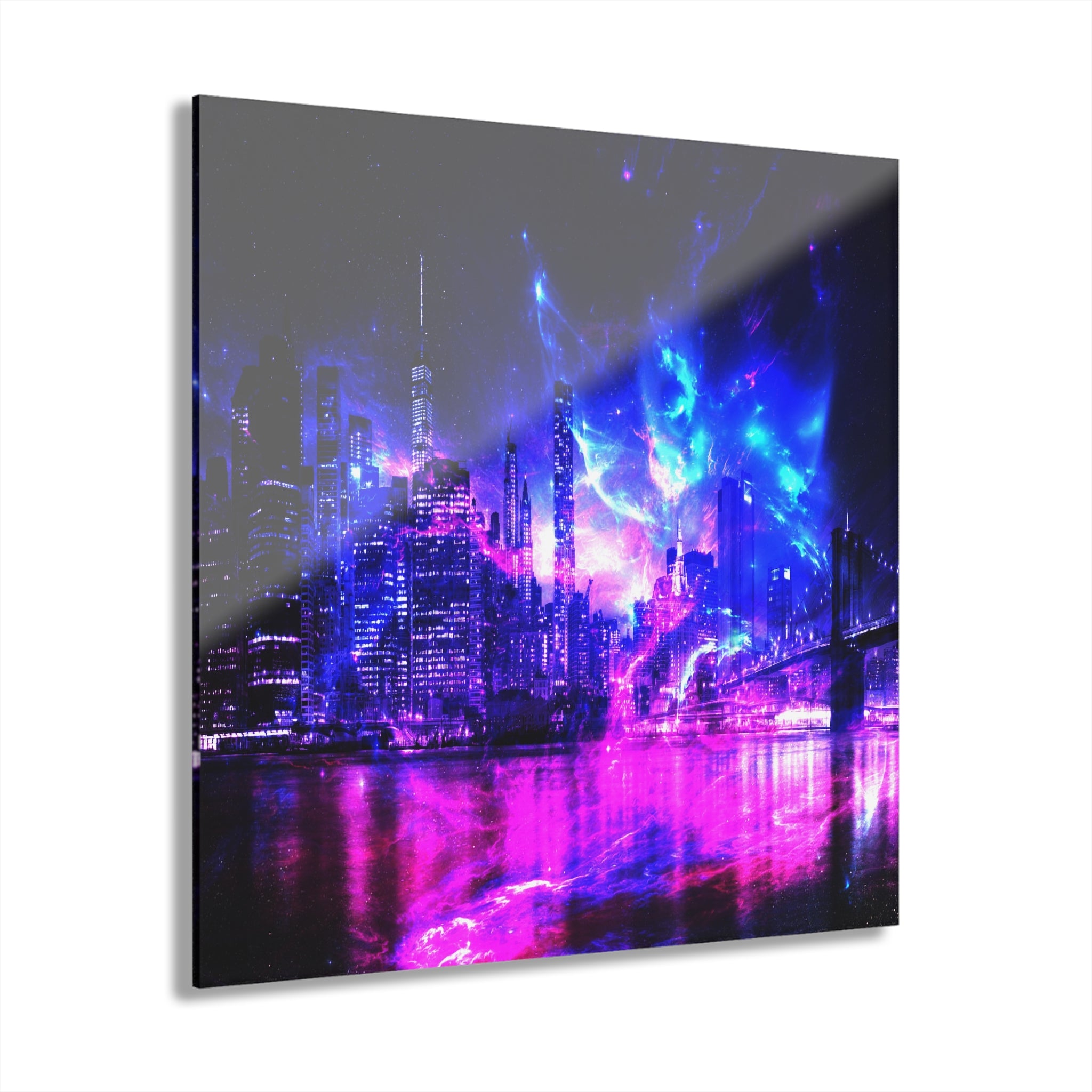 Amethyst New York Dreams Acrylic Prints (French Cleat Hanging)