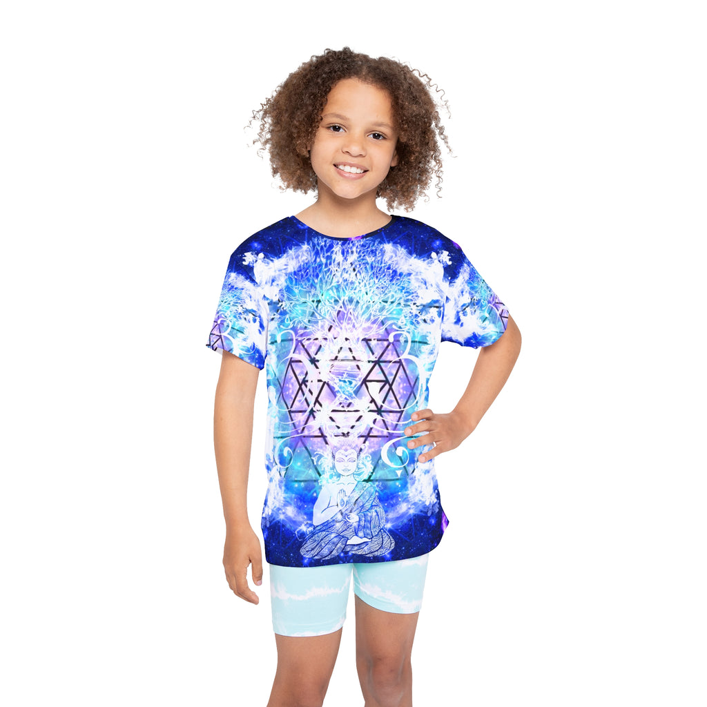 Amen Jin's Katerina's Eros & Psyche Desires Buddha Meditations  Kids Sports Jersey