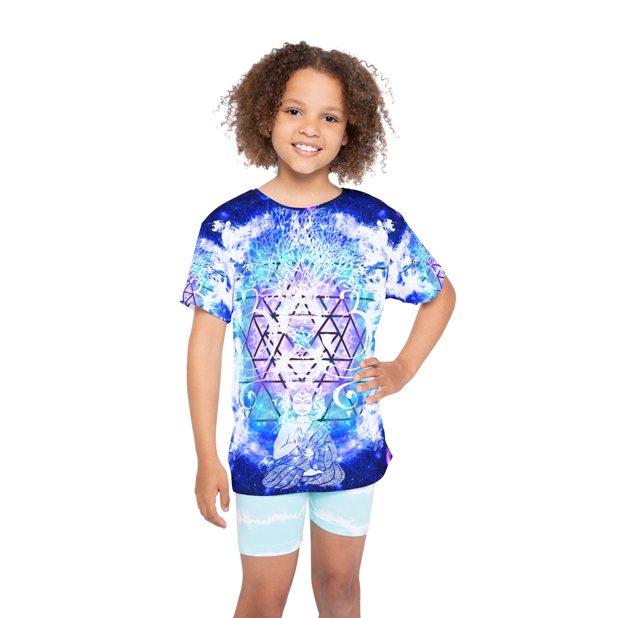 Amen Jin's Katerina's Eros & Psyche Desires Buddha Meditations  Kids Sports Jersey