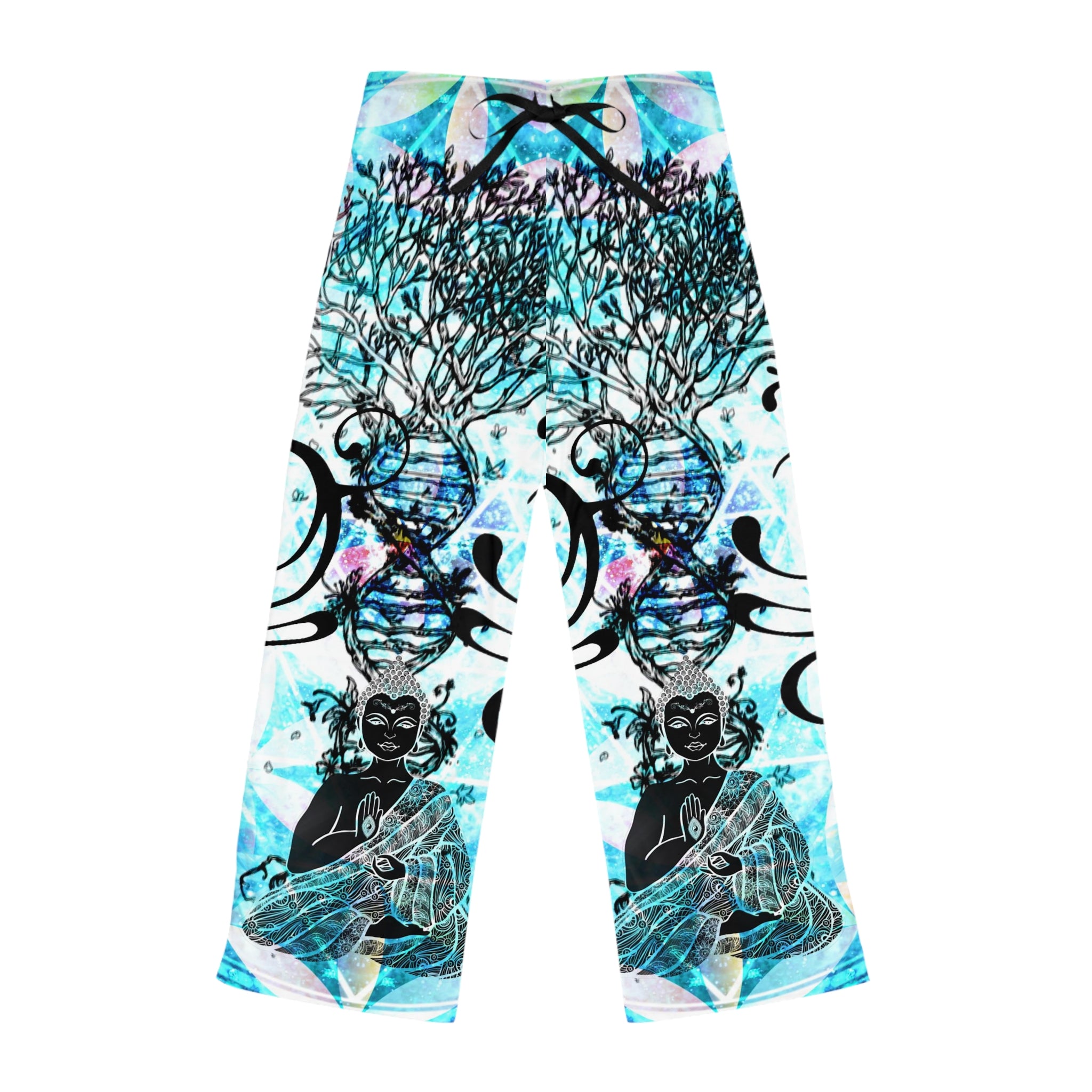 Amen Jin's All the White Horses Buddha Meditations Women's Pajama Pants