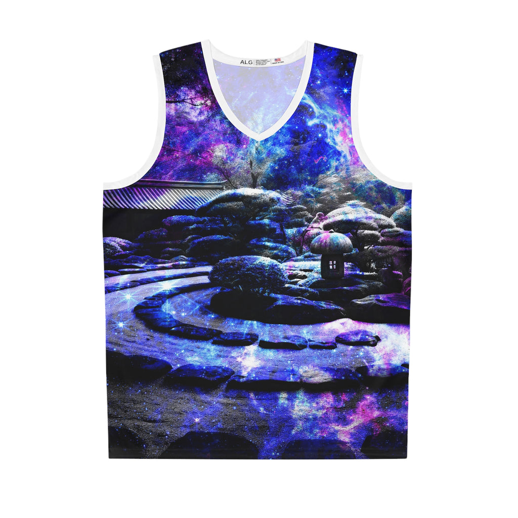 Katerina's on My Way to Neverland Tranquil Garden Dreams Basketball Jersey