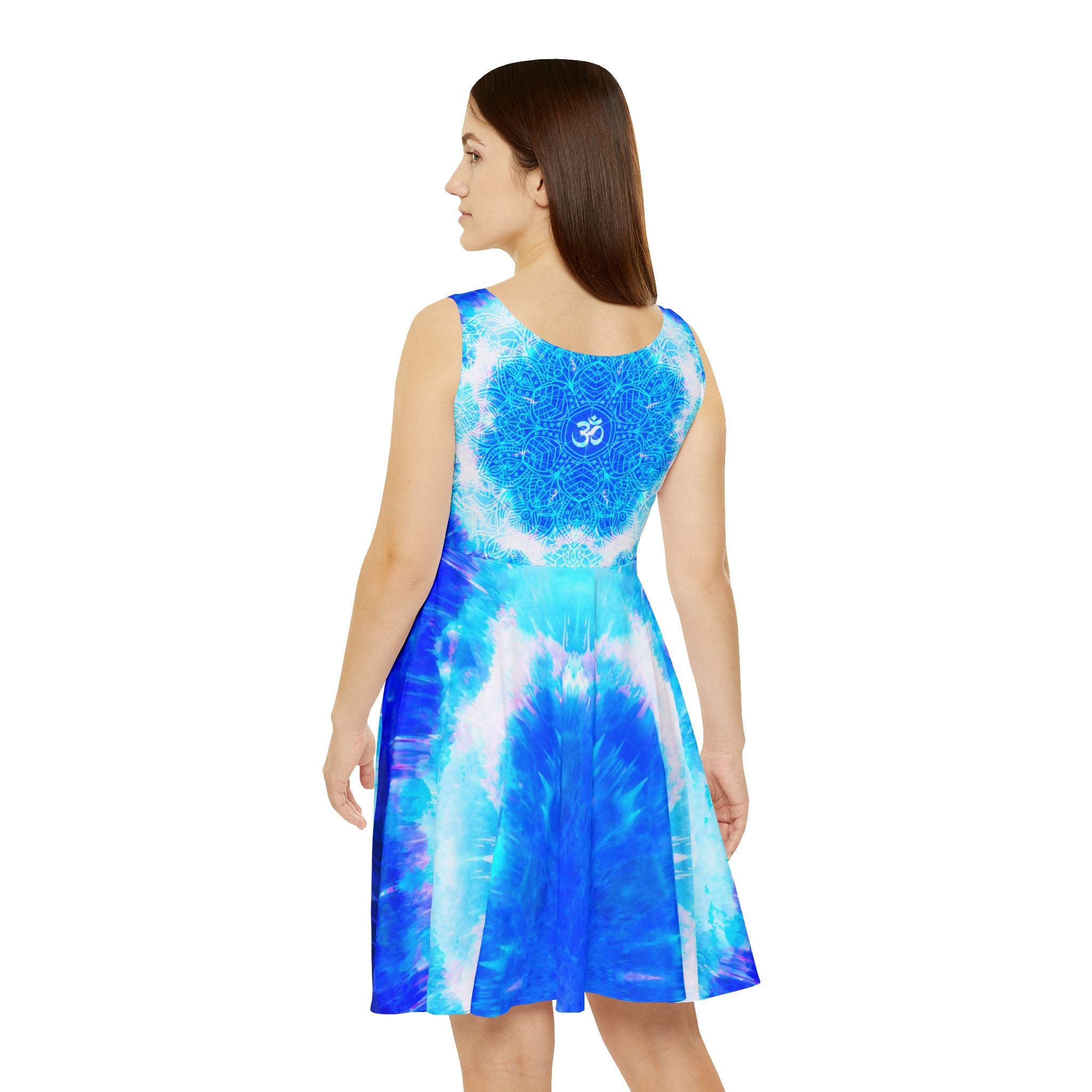 Amen Jin's Blue Sun Om Meditations Women's Skater Dress