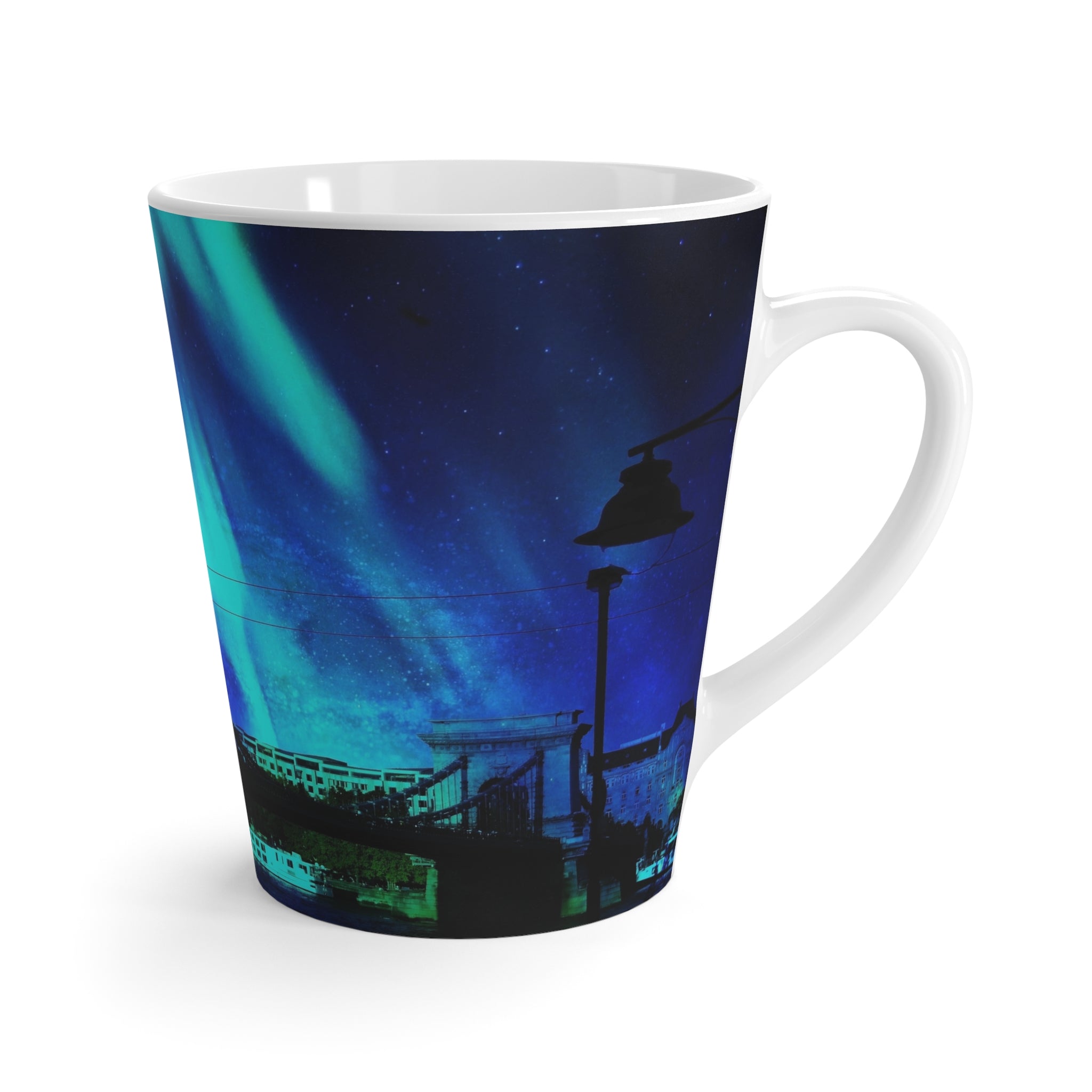 Cosmic Night in Budapest Dreams Latte Mug