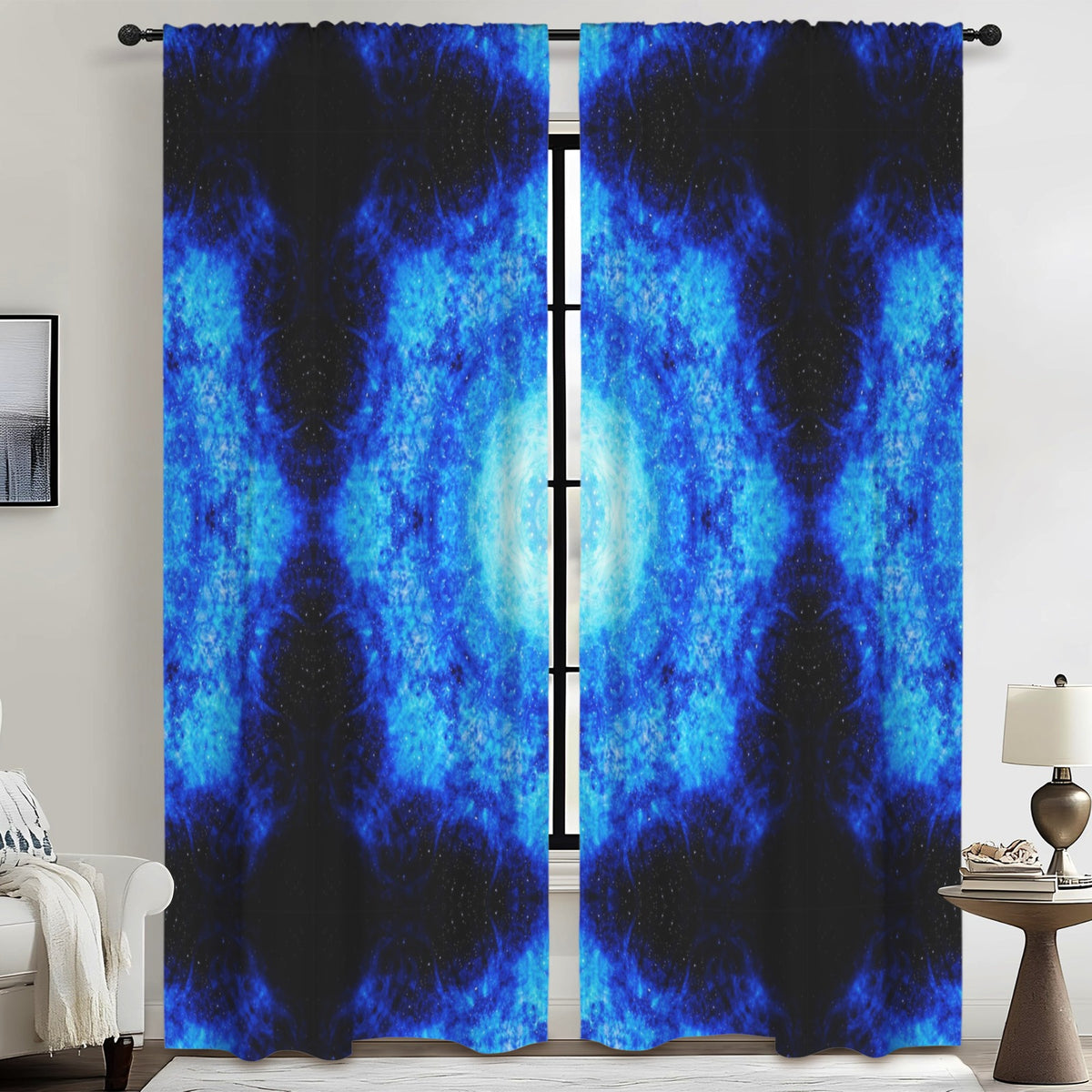 Lexi's Noel Nouvelet Desires Floor-To-Ceiling Curtain 52x84inch | Ships from USA