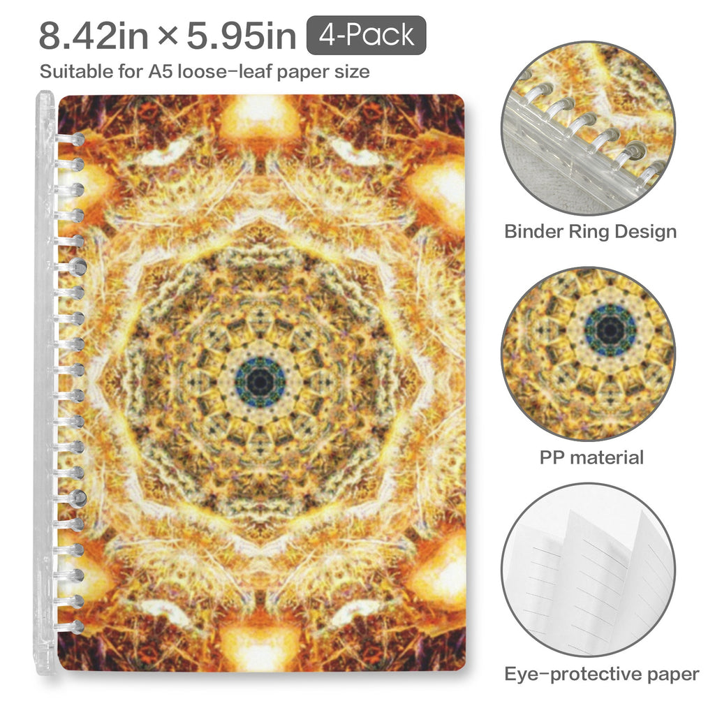 Katerina's Jupiter Desires Loose-Leaf Notebooks ( Cover Print, 4-Pack ) | Ships from USA