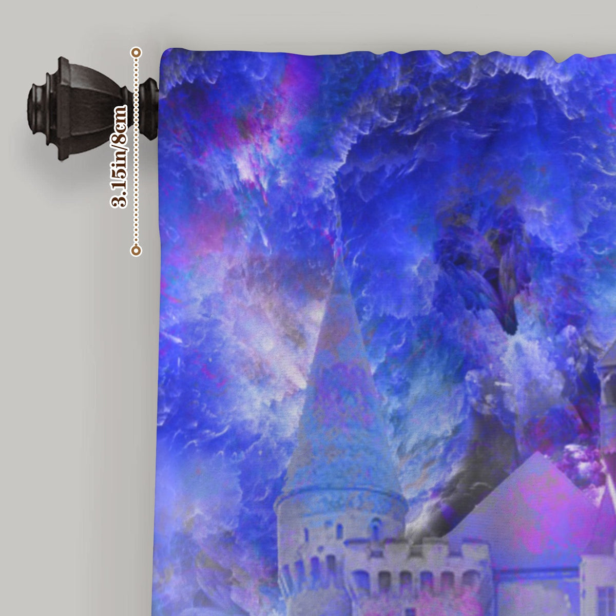 Katerina's I Will Come Again Translyvanian Desires Window Curtain 52" x 63" ( 1 Piece ) | Ships from USA