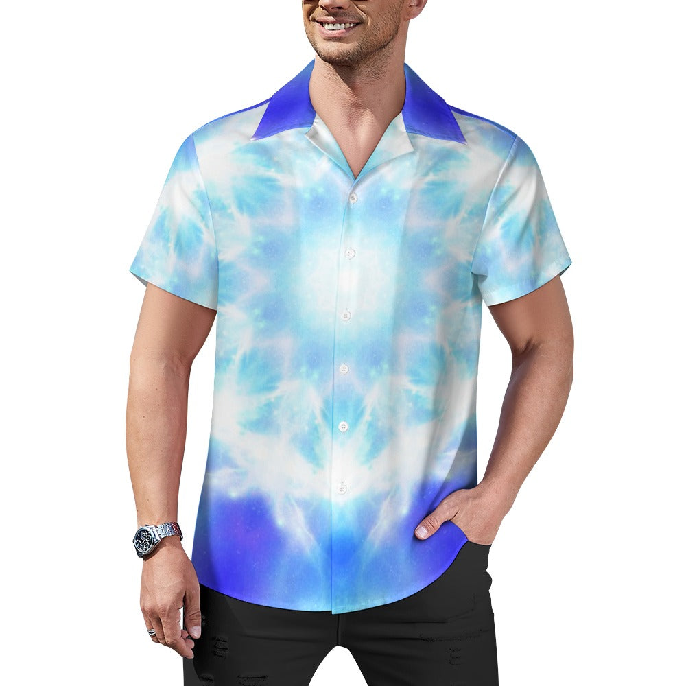 Amen Jin's Dragon's Love Desires Cuban collar shirt