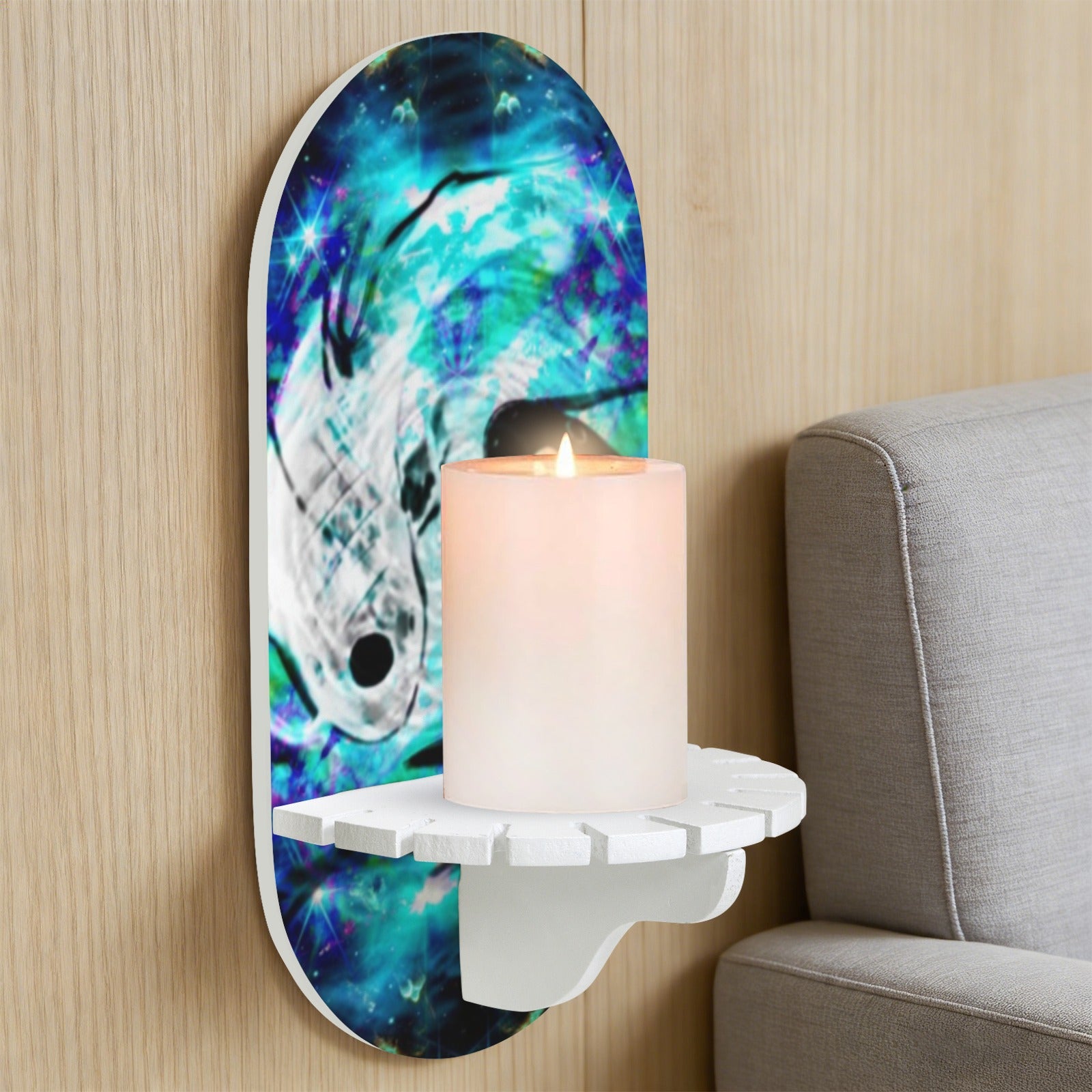 Katerina's Now & Forever Koi Desires Wall Mounted Candle Holder | Ships from USA