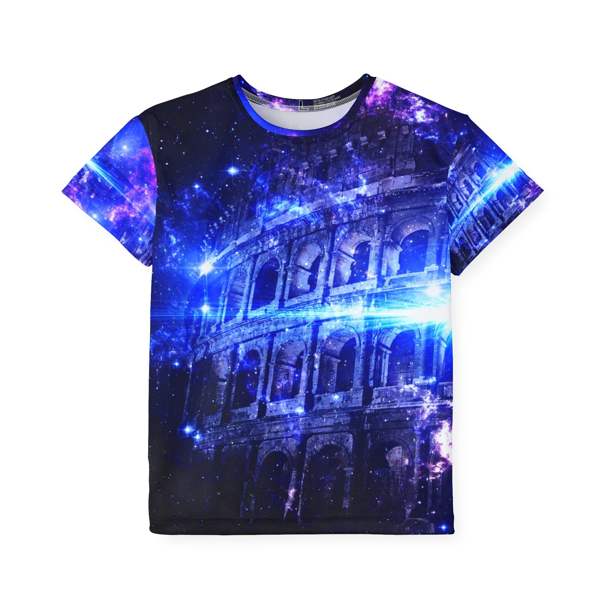 Iridescent Dreams of Roman Patterns Past Kids Sports Jersey