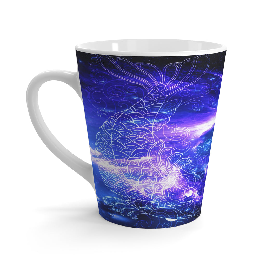 Amethyst Sapphire Koi Dreams Latte Mug