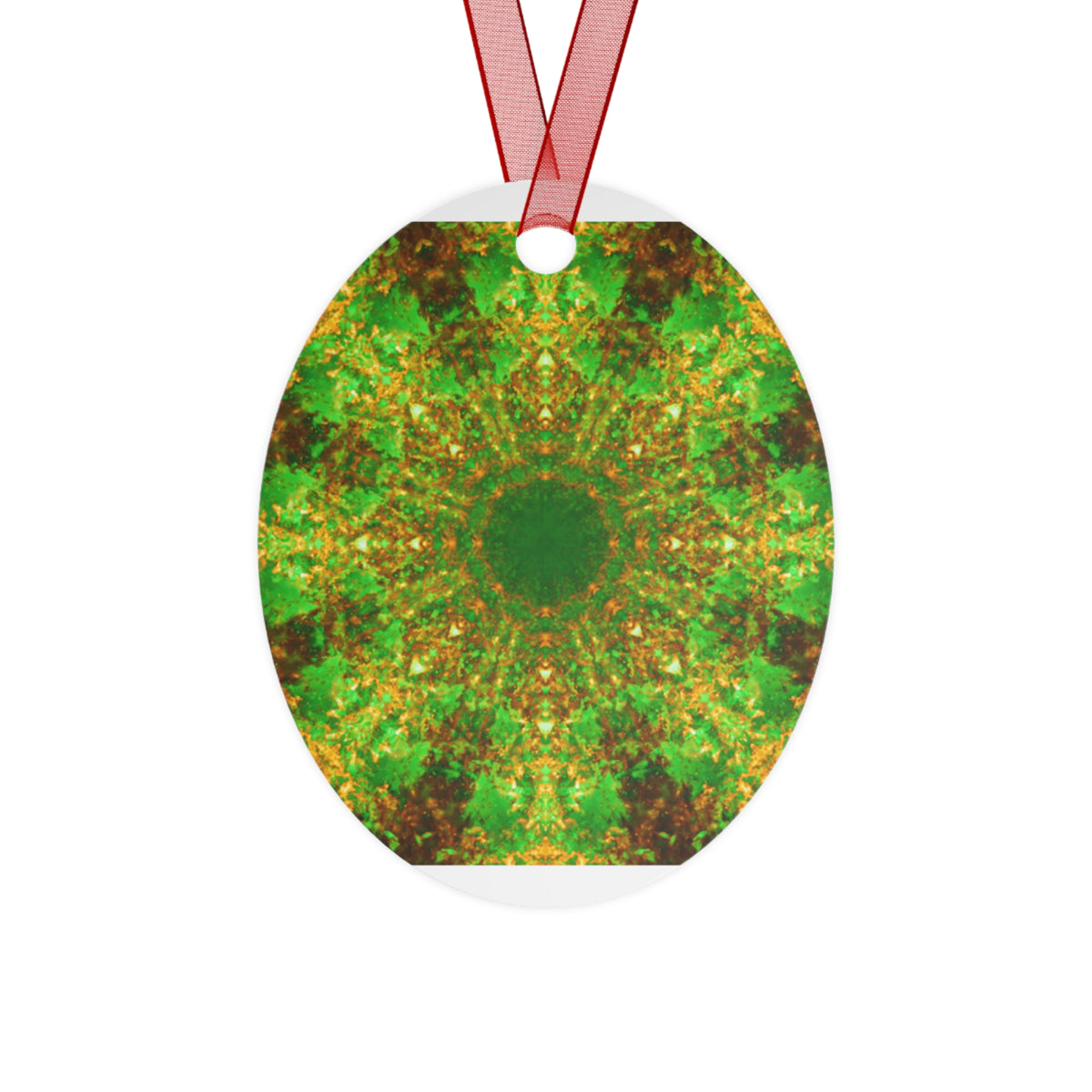 Katerina's Yule Lighted String Desires Metal Ornaments