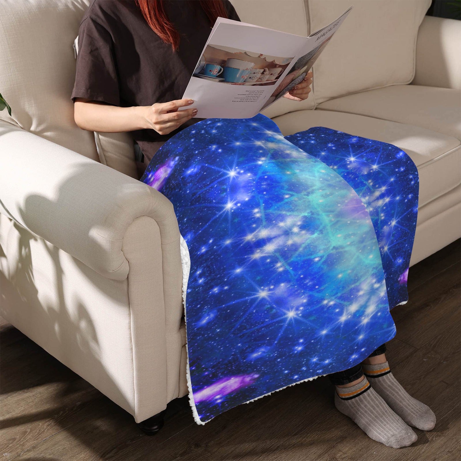Amen Jin's Katerina's Eros & Psyche Desires Sherpa Fleece Blanket 30" x 40" | Ships from USA