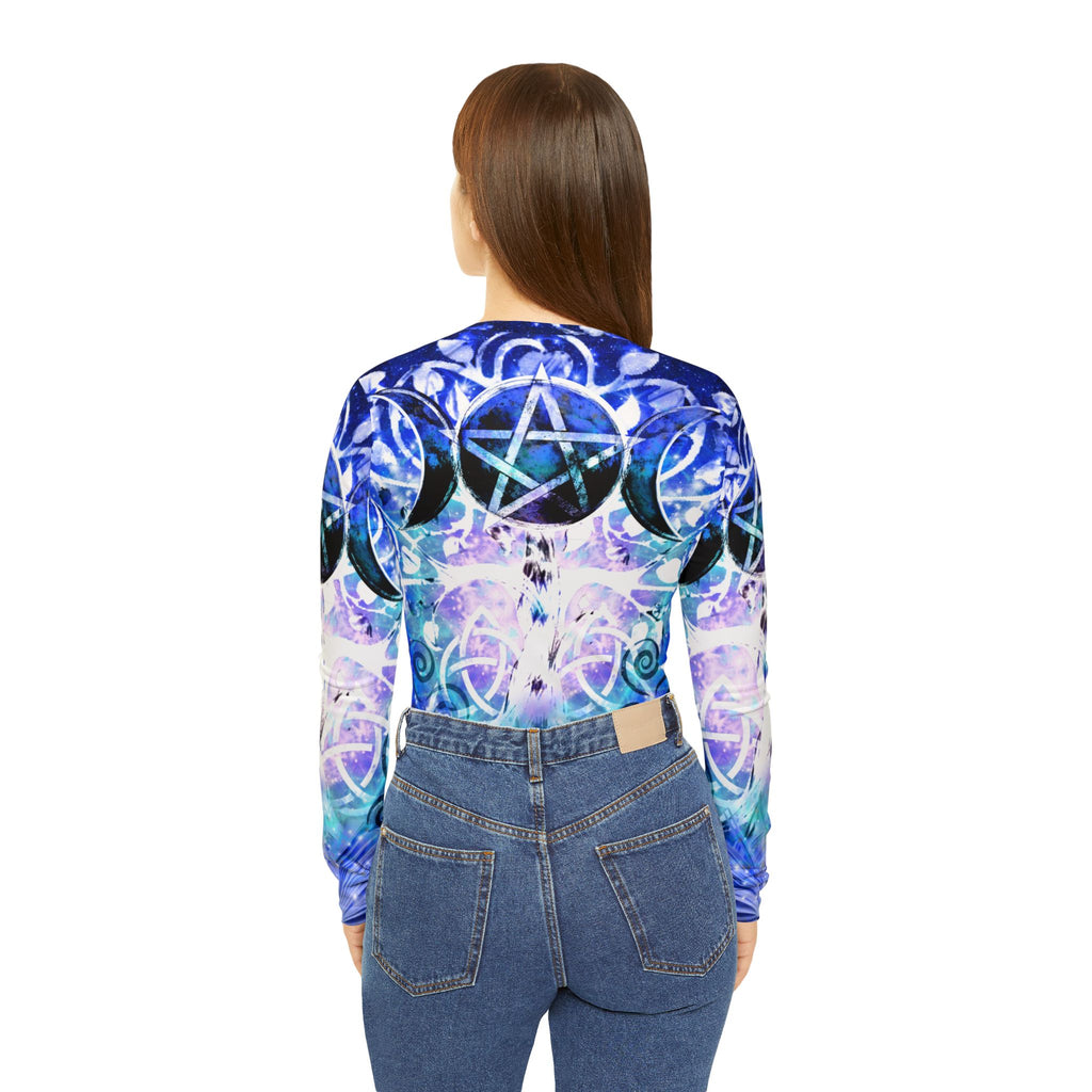 Amen Jin's Eros & Psyche Celtic Meditations Women's Long Sleeve V-neck Shirt