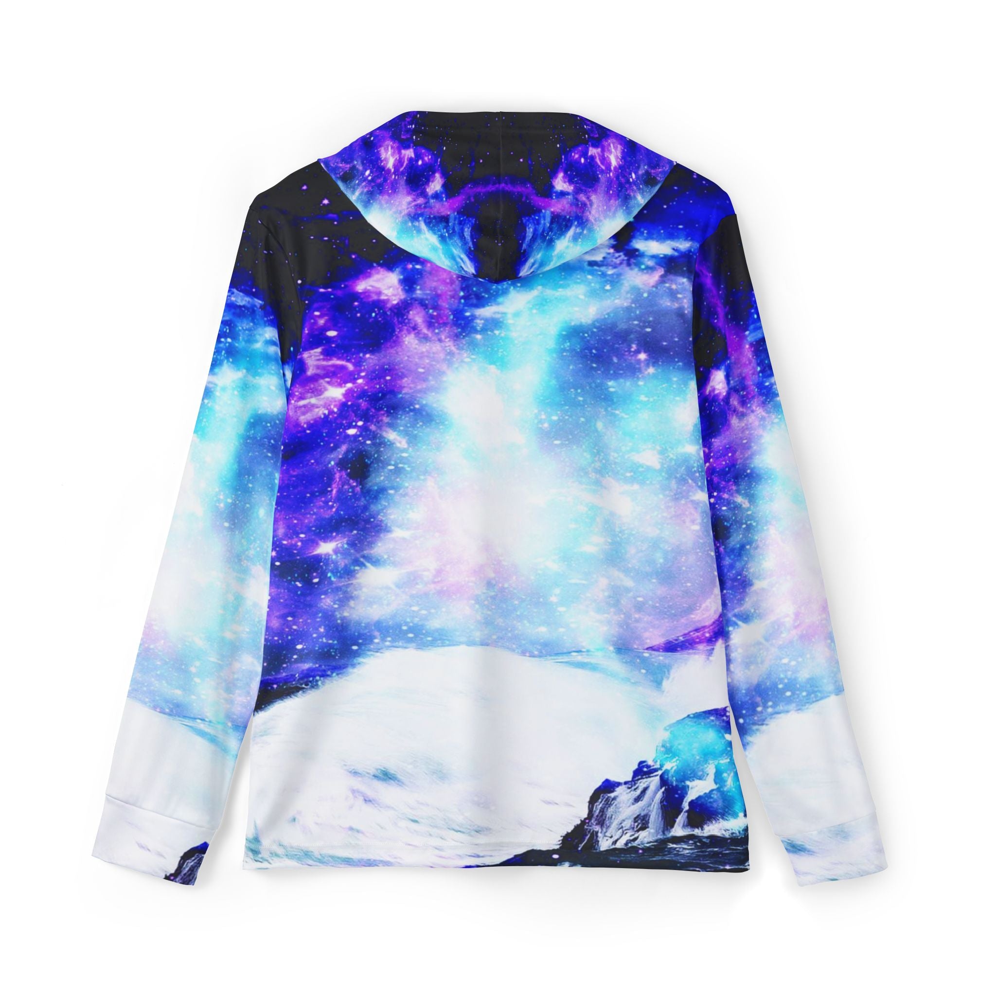 Mystic Serenity Bay Dreams Men's Sports Warmup Hoodie