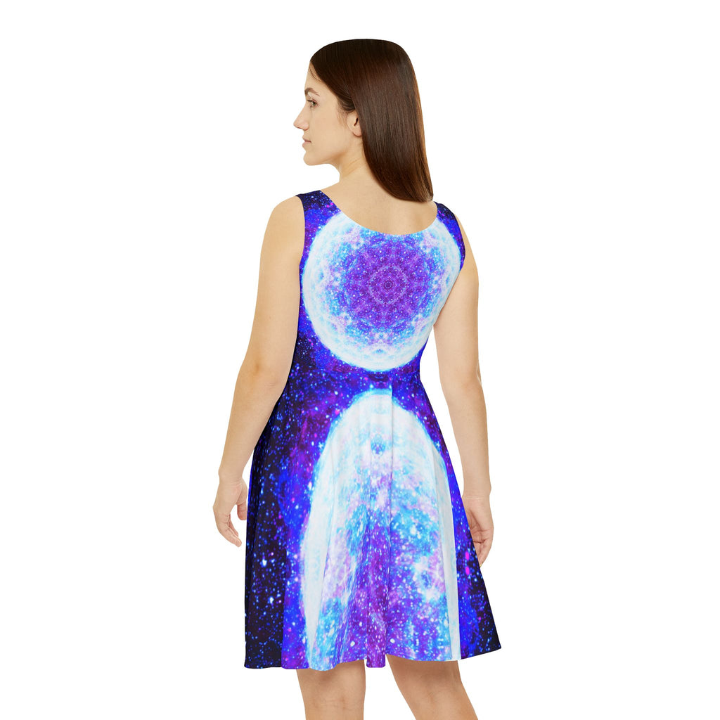 Amen Jin's as the Dark Against My Halo Desires Women's Skater Dress