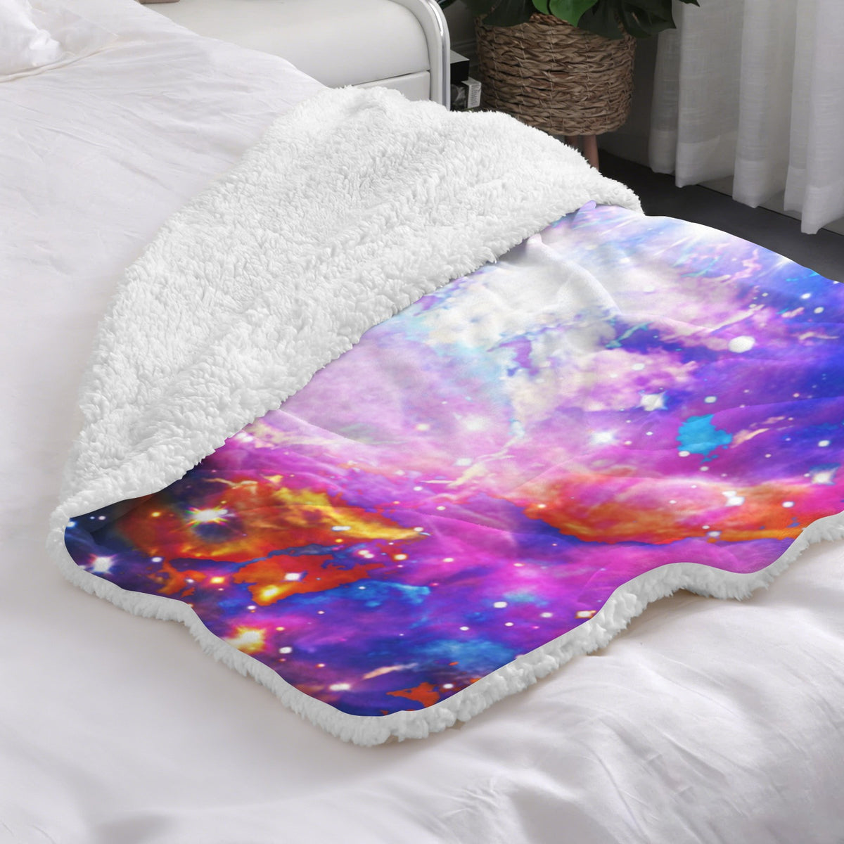 Katerina's Cassandra Desires Sherpa Fleece Blanket 30" x 40" | Ships from USA