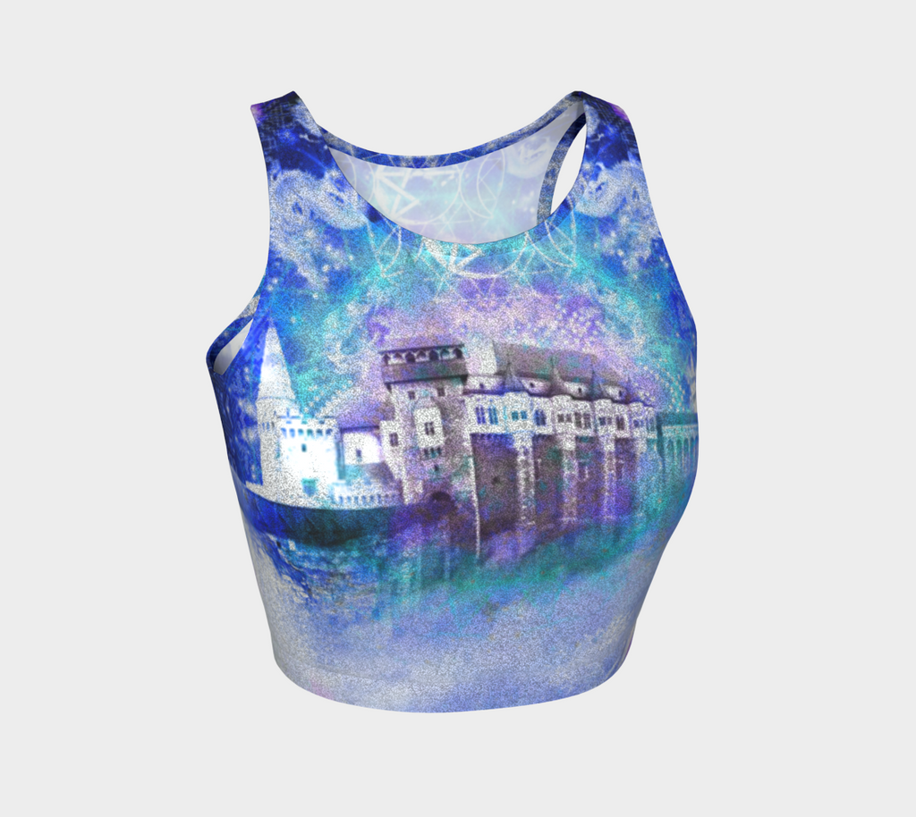 Amen Jin's Katerina's Eros & Psyche Dracularian Meditations Athletic Crop Top