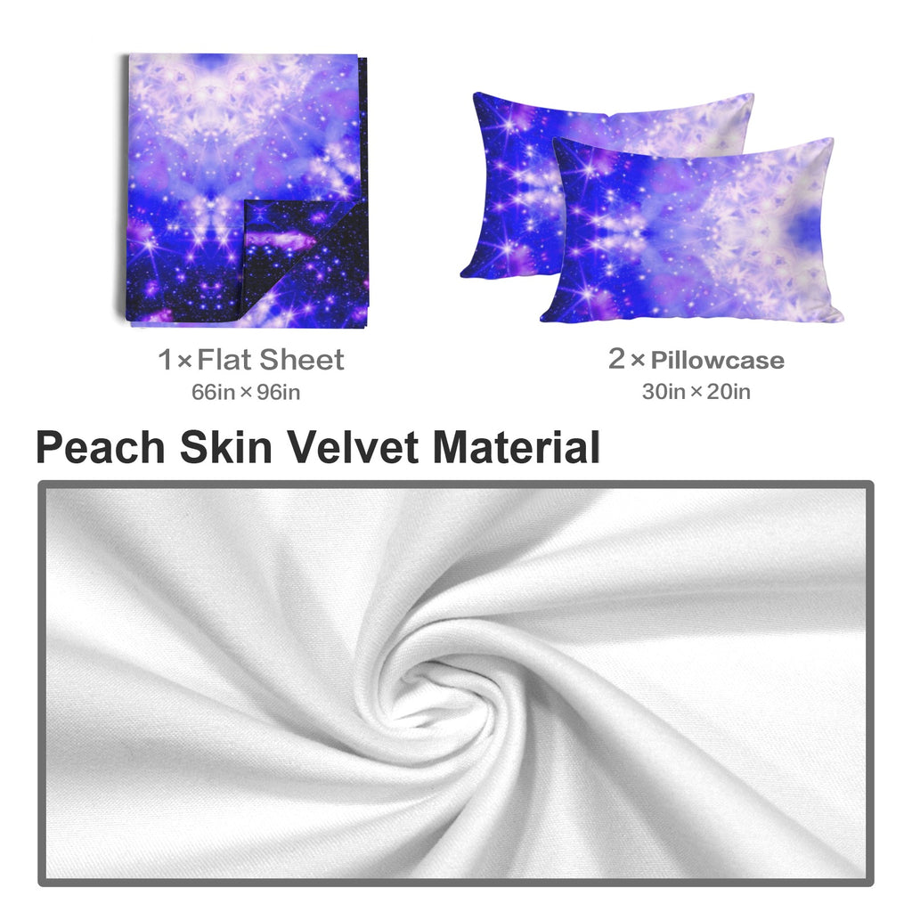 Katerina's Psyche Desires 3-Piece Bedding Set (Bed Sheet + Pillowcases)  | Ships from USA