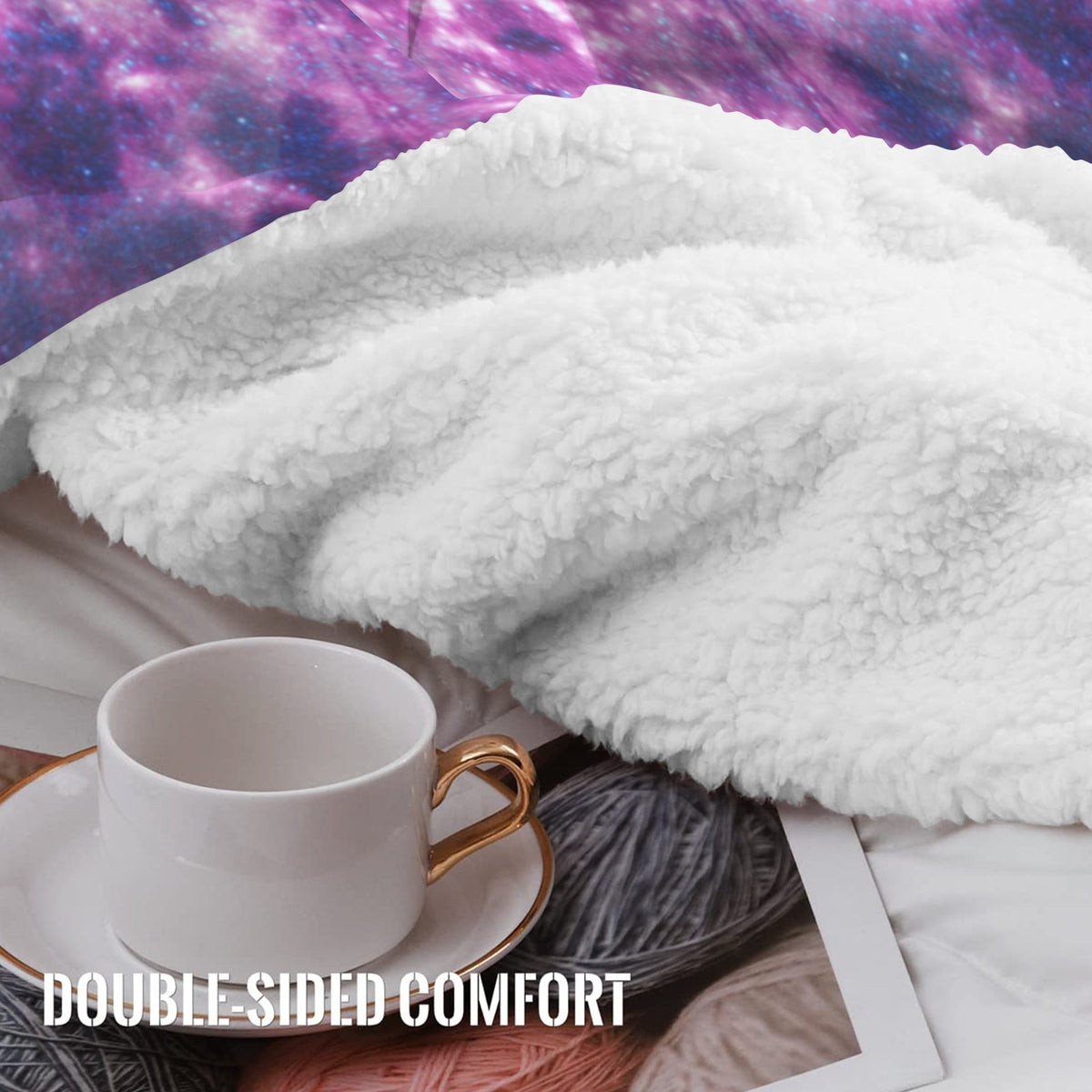 Katerina's Through Time & Space Desires Sherpa Fleece Blanket 30" x 40" | Ships from USA