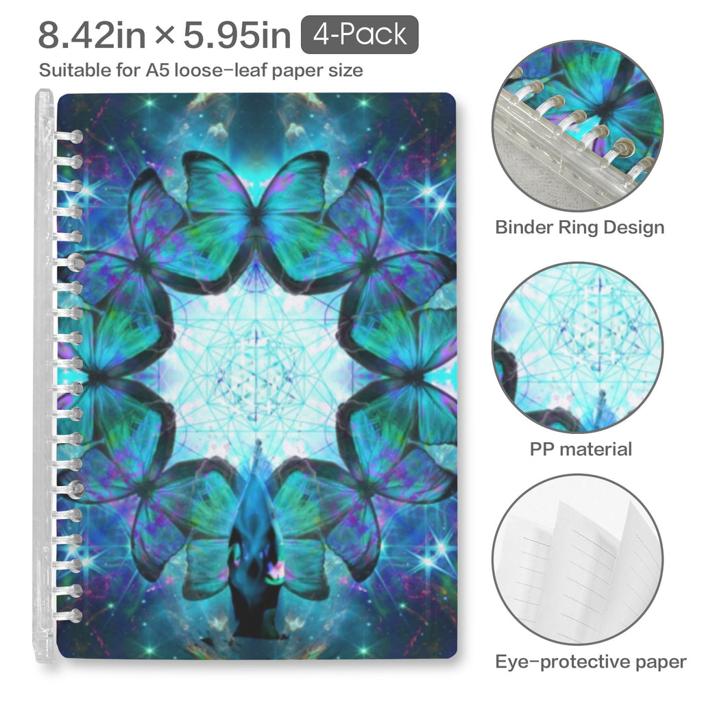 Katerina's Now & Forever Metamorphosis Meditations Loose-Leaf Notebooks ( Cover Print, 4-Pack ) | Ships from USA