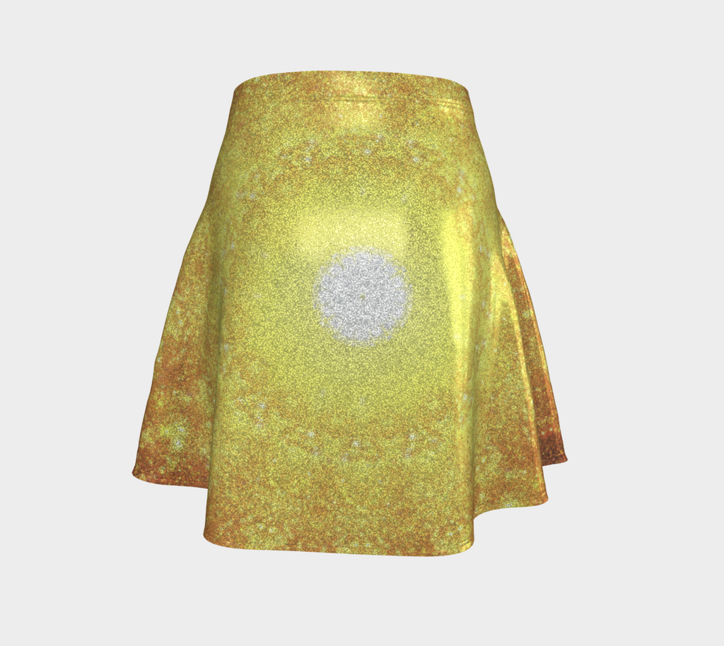 Katerina Autistic Golden Desires Flare Skirt