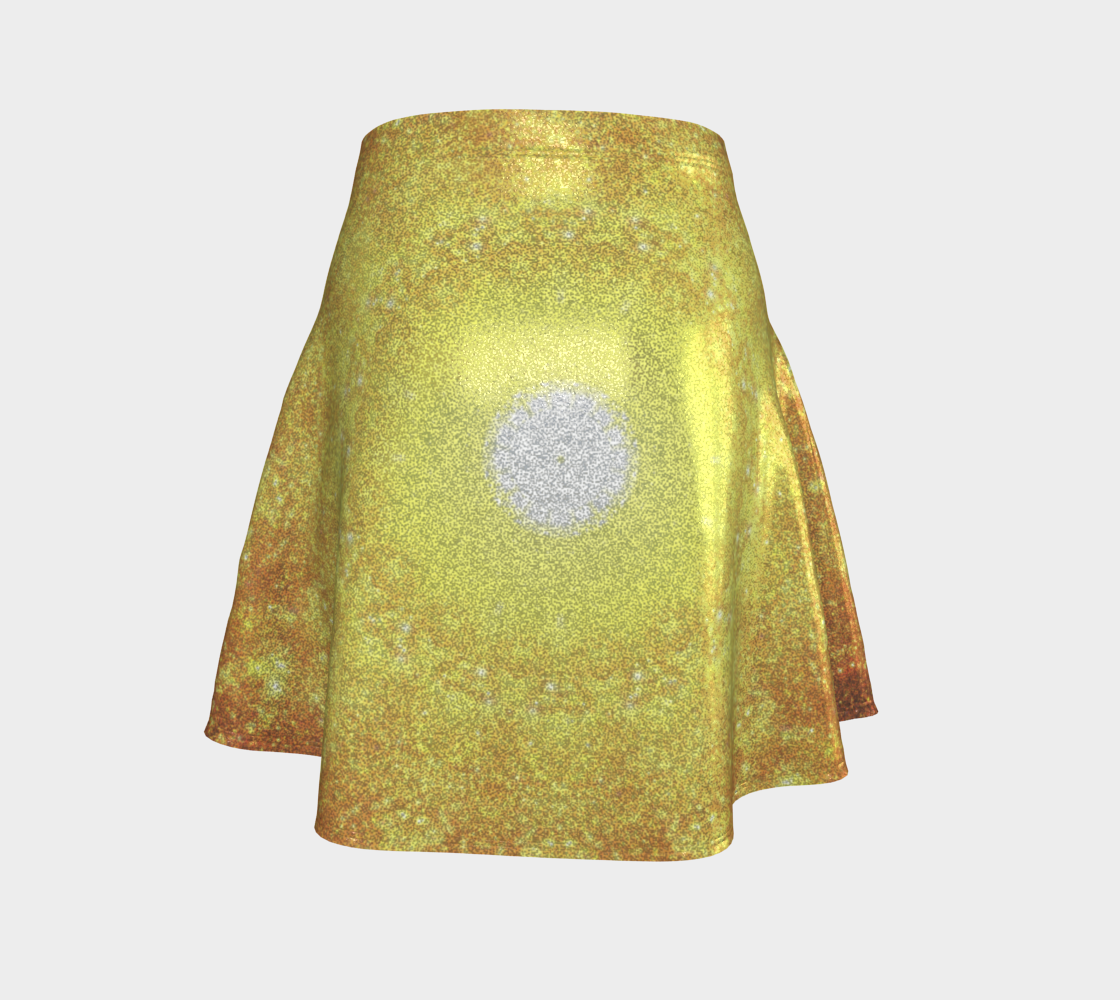 Katerina Autistic Golden Desires Flare Skirt