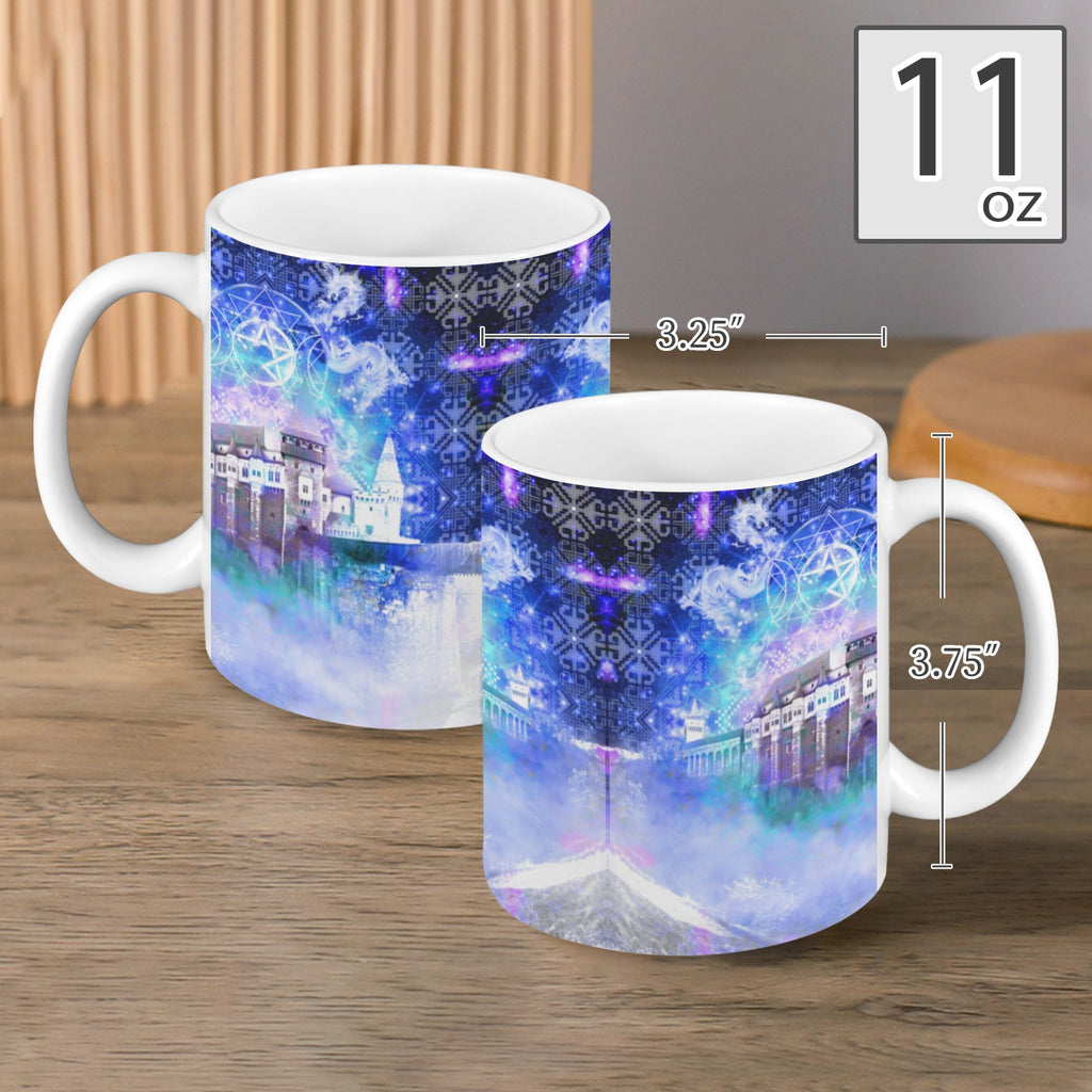 Amen Jin's Katerina's Eros & Psyche Dracularian Meditations Custom White Mug(11OZ)(Set of 2) | Ships from USA