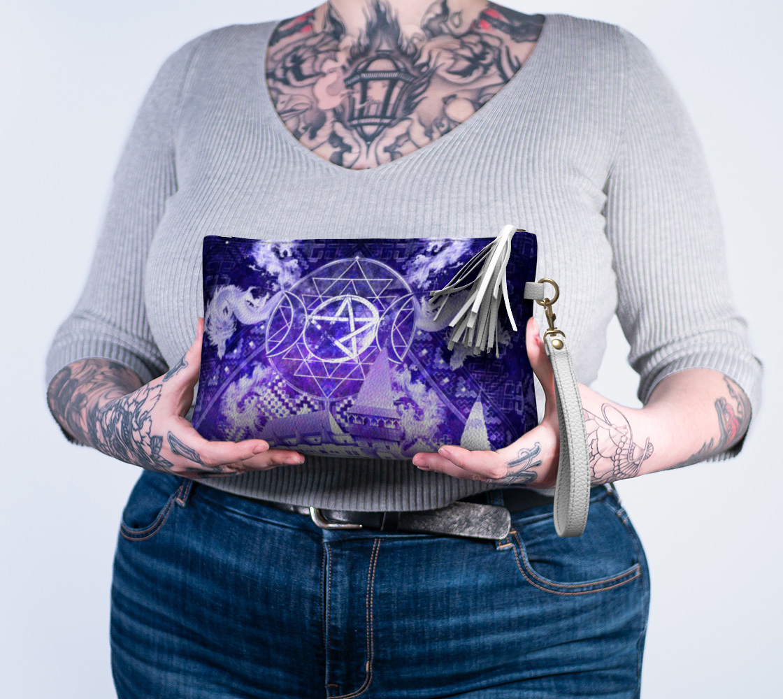 Katerina's Dragon's Eye Desires Dracularian Meditations Vegan Leather Makeup Bag