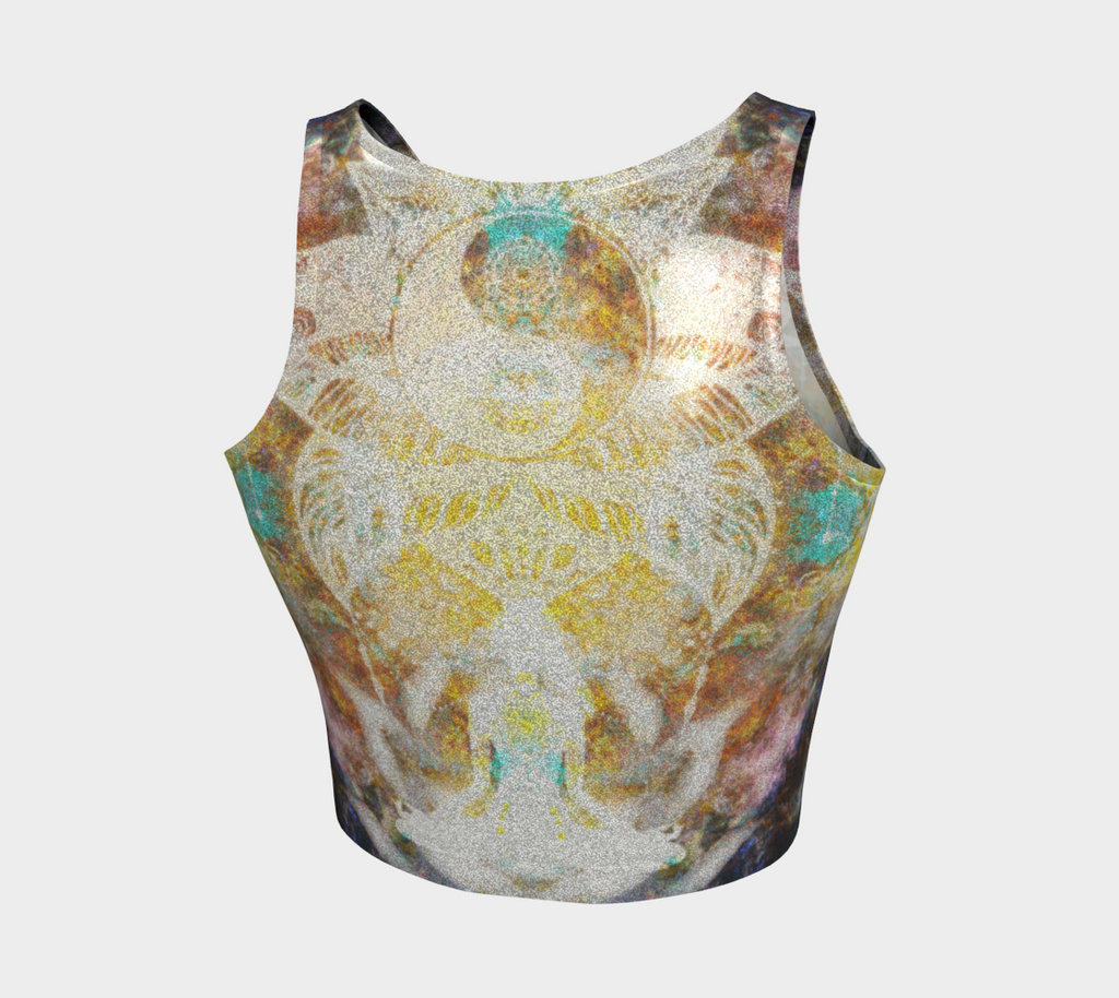 Amen Jin's Breathe Again Lotus Meditations Athletic Crop Top