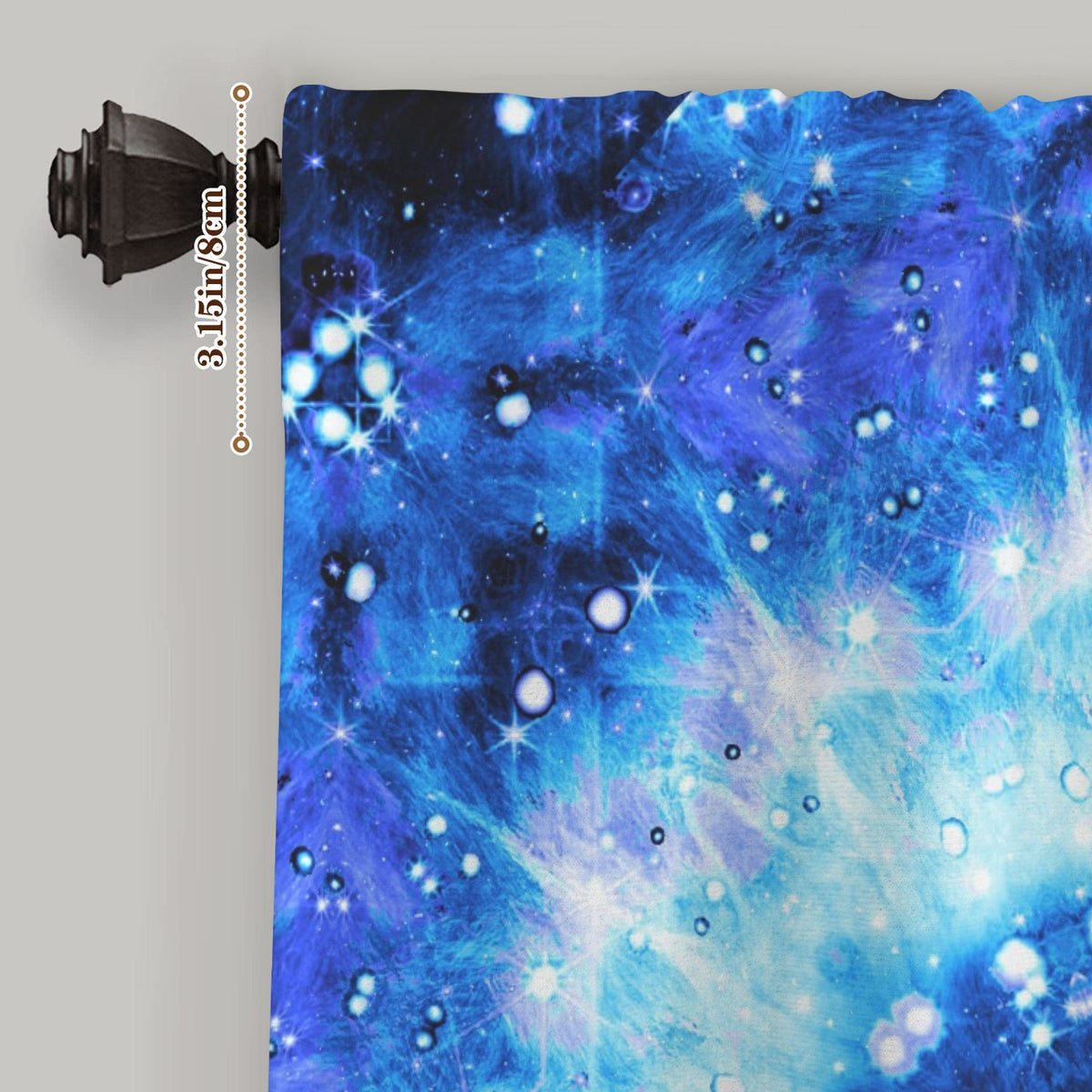 Katerina's Noel Nouvelette Desires Window Curtain 52" x 63" ( 1 Piece ) | Ships from USA