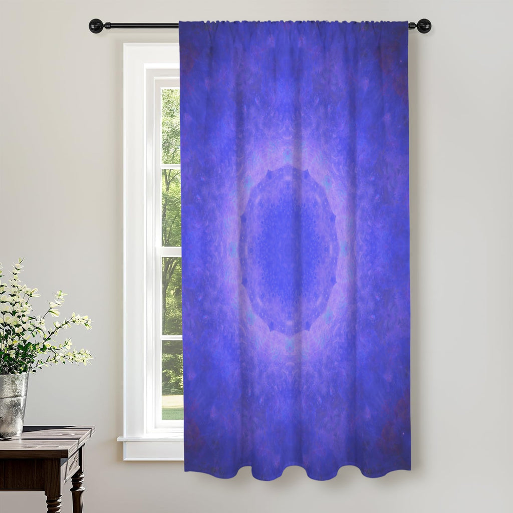 Katerina's Uncertainty-in Time & Space Desires Window Curtain 52" x 63" ( 1 Piece ) | Ships from USA