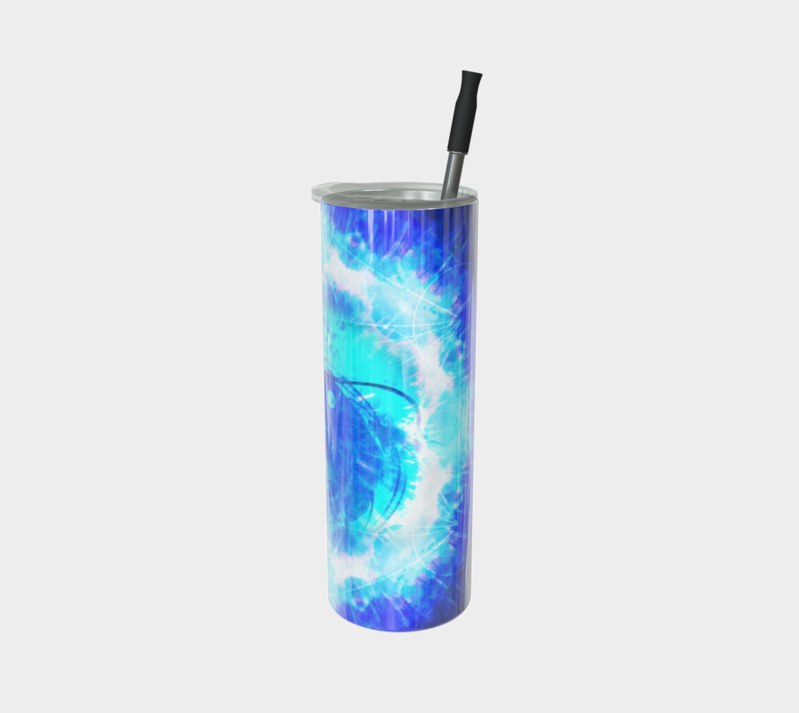 Amen Jin's Blue Sun Koi Meditations Stainless Steel Tumbler
