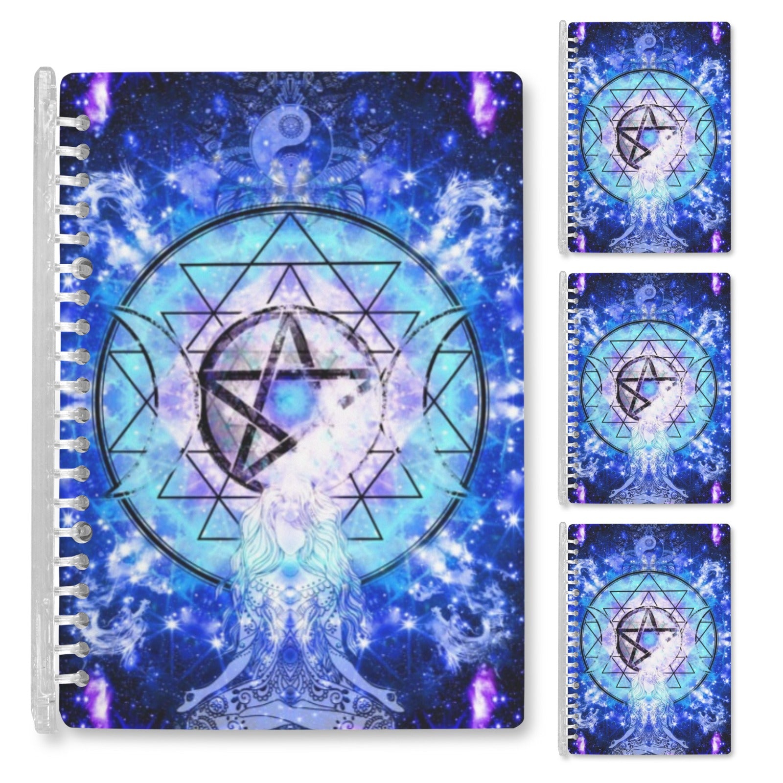 Amen Jin's Katerina's Eros & Psyche Magical Awakening Meditations Loose-Leaf Notebooks ( Cover Print, 4-Pack ) | Ships from USA