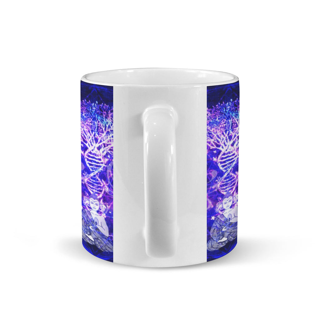 Katerina’s Dragon's Eye Desires Buddha Meditations Custom White Mug(11OZ)(Set of 2) | Ships from USA