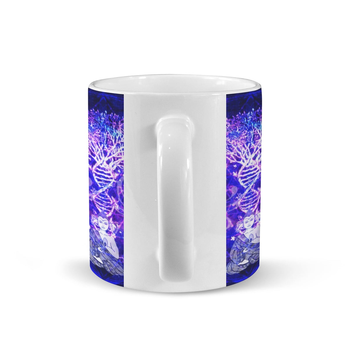 Katerina’s Dragon's Eye Desires Buddha Meditations Custom White Mug(11OZ)(Set of 2) | Ships from USA