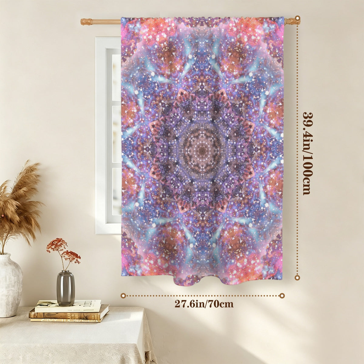 Katerina's Fiesta Desires Window Curtain 27.6" x 39.4" ( 1 Piece ) | Ships from USA