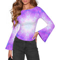 Amen Jin's RogueStar Desires Women's Boat Neck Bell Sleeve T-shirt